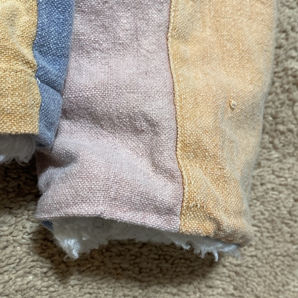 Thick Patchwork Boho Coat S/M - Picture 12 of 15